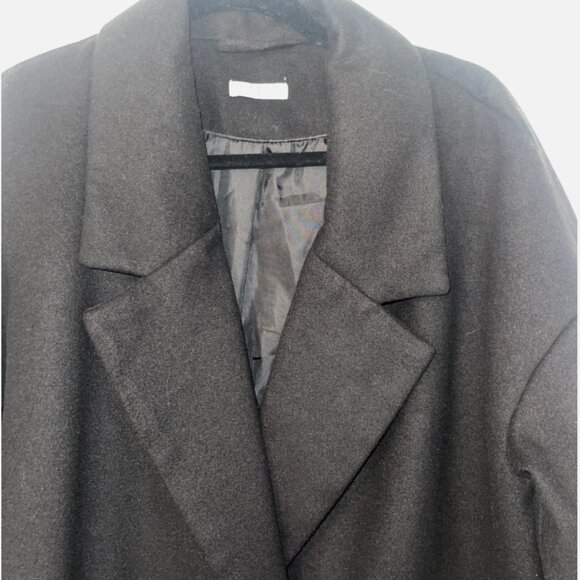 Women's Black US XL Jacqueline de Young by Only Wool coat - Picture 4 of 7